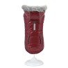 CHAQUETA CAPUCHA CHAROL ROJO 20CM D