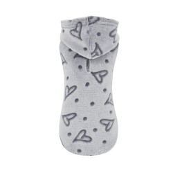 SUDADERA CAPUCHA AMOUR GRIS 20CM D