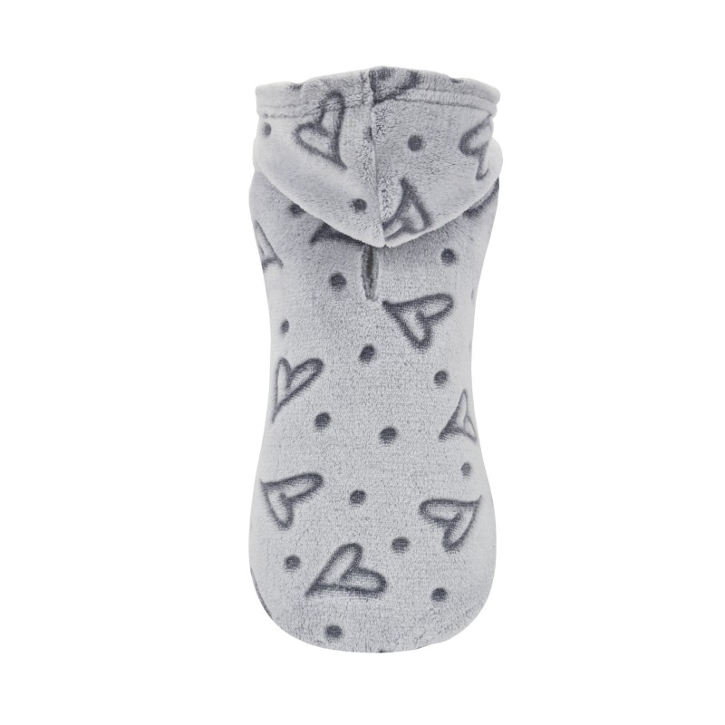 SUDADERA CAPUCHA AMOUR GRIS 30CM D