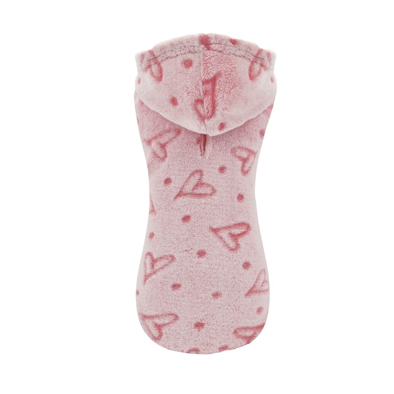 SUDADERA CAPUCHA AMOUR ROSA 30CM D