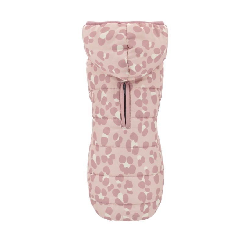 CHAQUETA c/ capucha PINK LEOPARD 50cm D