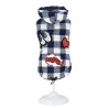 ABRIGO  FUNNY STICKERS REVERSIBLE AZUL 20CM D