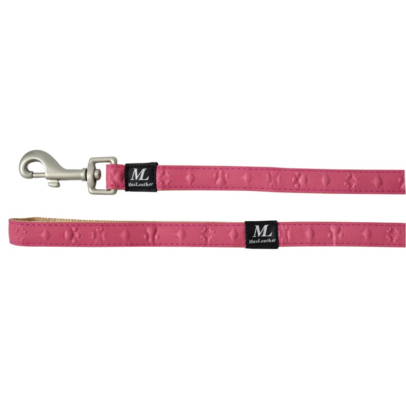 CORREA MAC LEATHER STAR FUCSIA 20mm x 120cm D