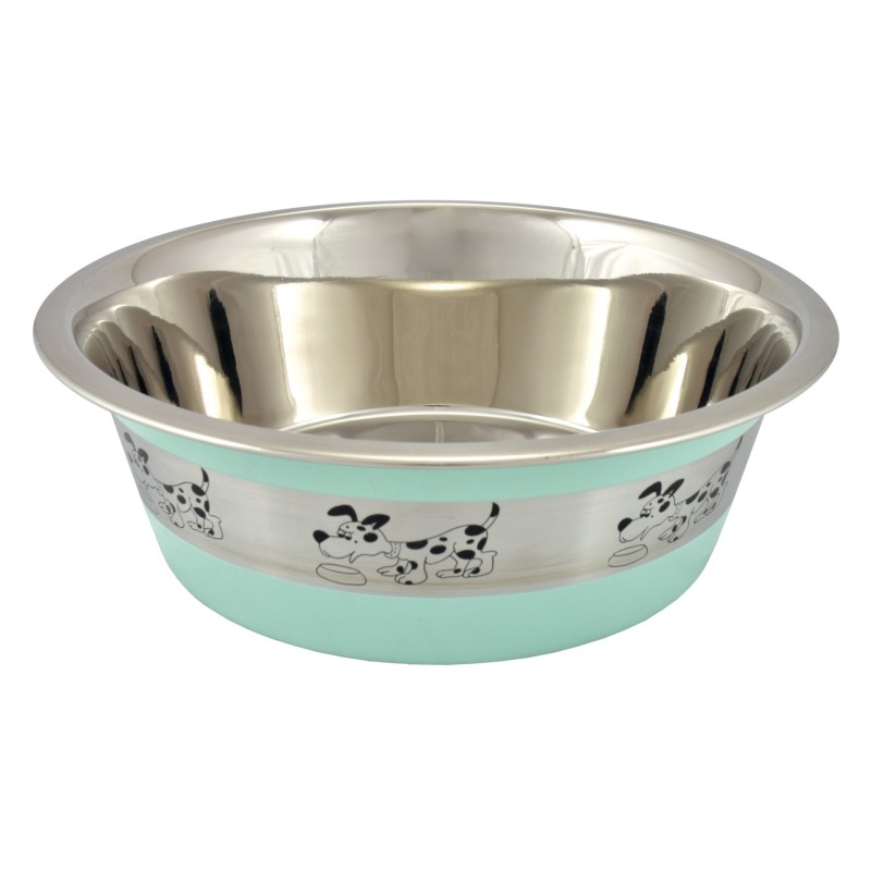 COMEDERO OSLO INOX.ANTIDES. VERDE 1,73LT
