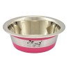 COMEDERO OSLO INOX.ANTIDES. ROSA 0,38LT NS