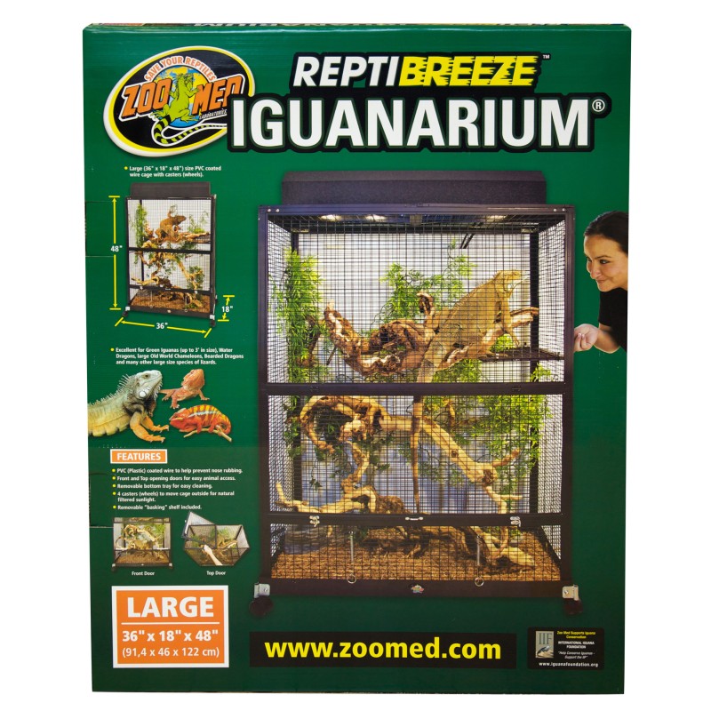 TERRARIO REPTIBREEZE IGUANARIUM 91x46x122cm.