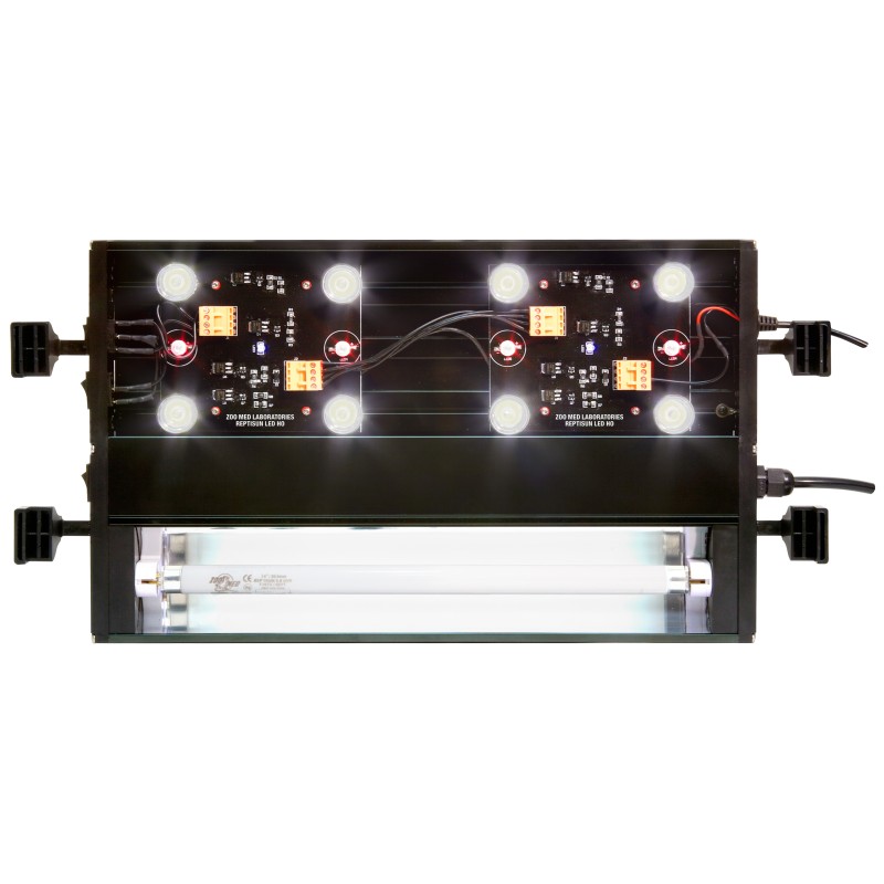 PANTALLA REPTISUN LED UVB TERRARIUM HOOD 30cm-15W T5 HO-2 MO