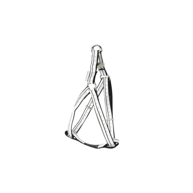 ARNES MAC LEATHER BLANCO/NEGRO 15mm x 35-60cm D.