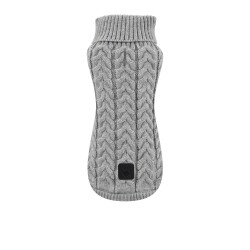 JERSEY PUNTO TRENZA GRIS 45CM