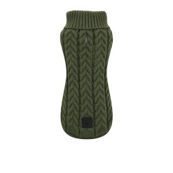 JERSEY PUNTO TRENZA VERDE 30CM D
