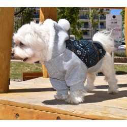 SUDADERA CON CAPUCHA FUSION 20CM