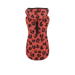 CHAQUETA CAPUCHA RED LEOPARD 30CM D