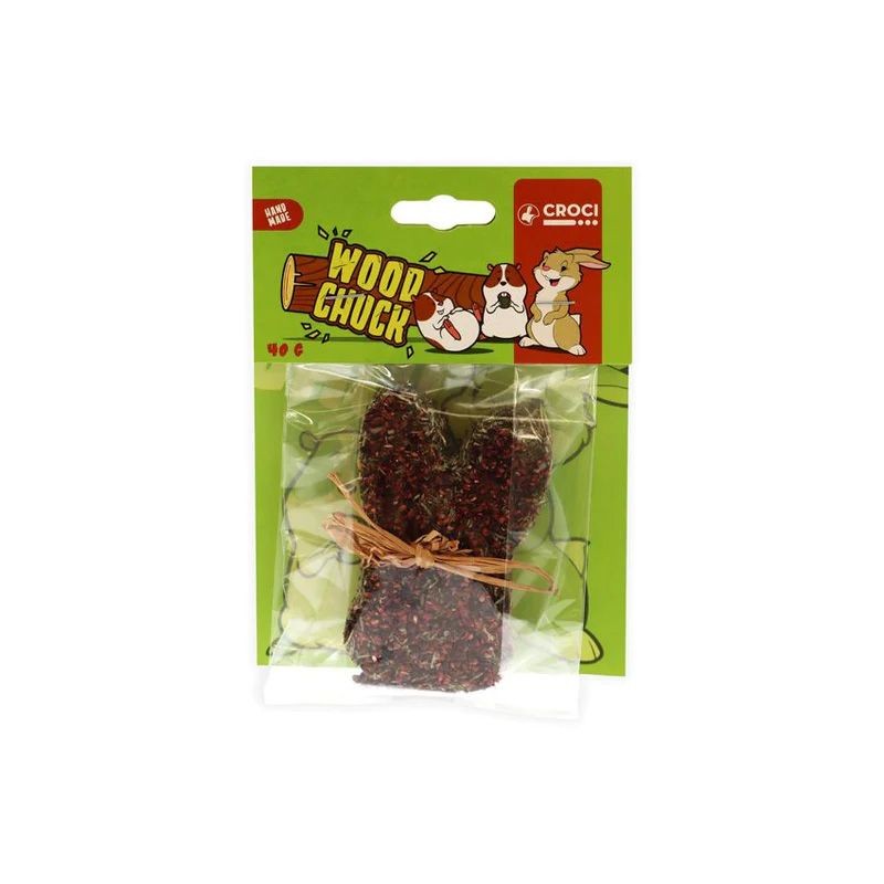 WOODCHUCK LOLLY SNACK DE COLA DE CABALLO Y FRAMBUESA 40gr