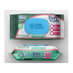 TOALLITAS PETSANA PUPPY WIPES Aloe Vera (50 uds.)
