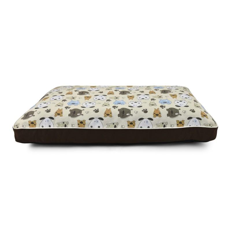 COLCHON-5- PATCH DOG 110x75x12cm con lateral liso y cordón