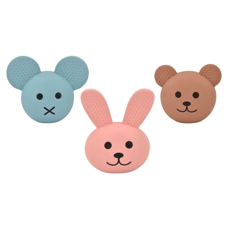 MINI ANIMALS LATEX 8cm (UMV 3uds.)