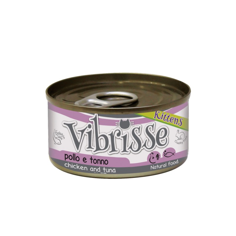 VIBRISSE GATITOS ATUN Y POLLO 70GR. (24 uds/caja)