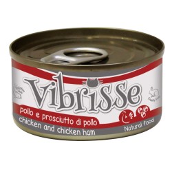 VIBRISSE GATO POLLO Y JAMON 70 g (24uds/caja)