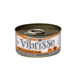 VIBRISSE GATO ATUN Y JAMON DE POLLO 70GR. (24uds/caja)