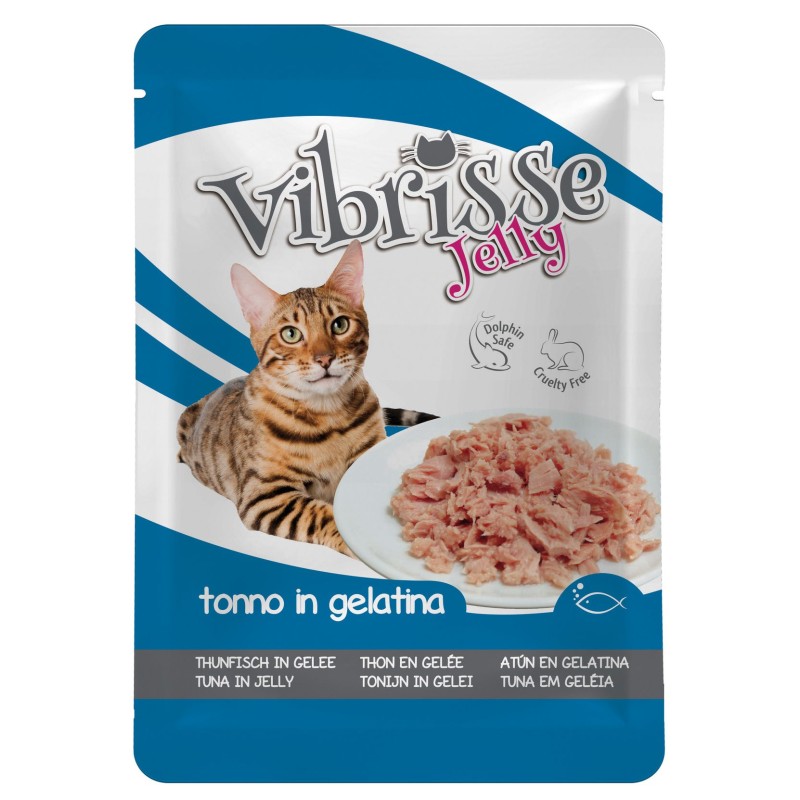 VIBRISSE GATO POUCH ATUN EN GELATINA 70g (18uds/caja)
