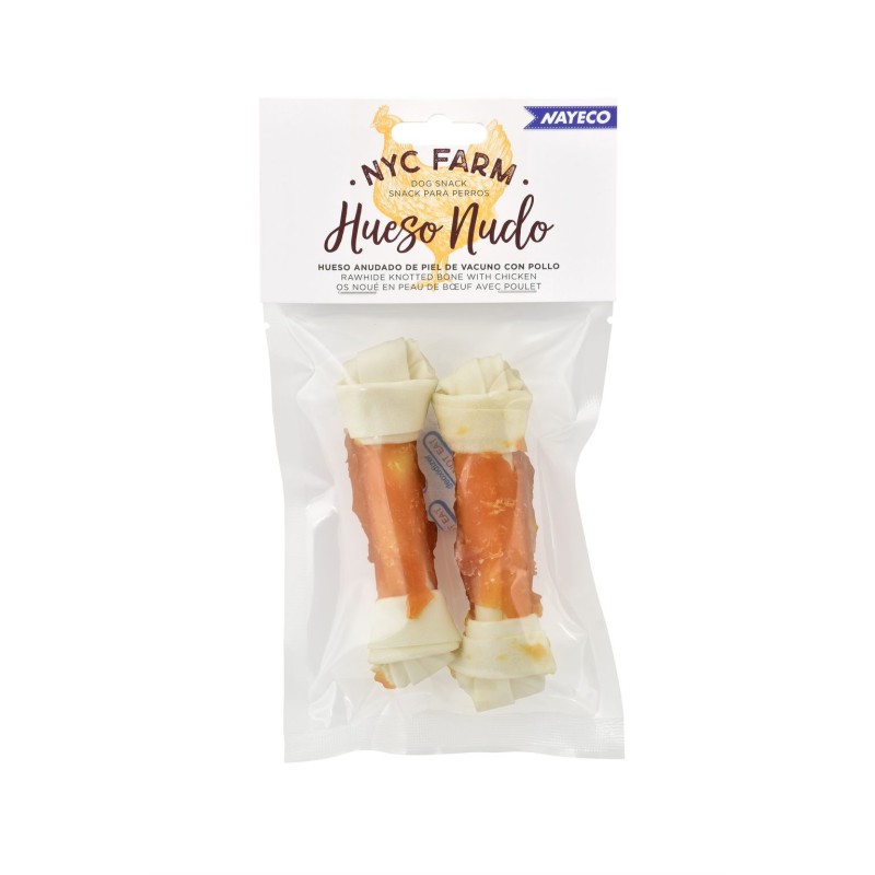 NYC FARM HUESO NUDO CON POLLO 11cm (2uds./bolsa)