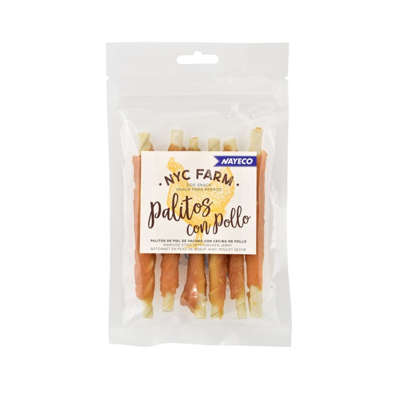 NYC FARM PALITOS CON POLLO 12,5cm 80gr