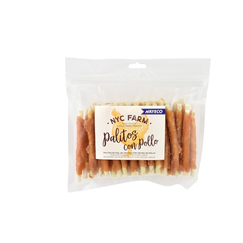 NYC FARM PALITOS CON POLLO 12,5cm 500gr