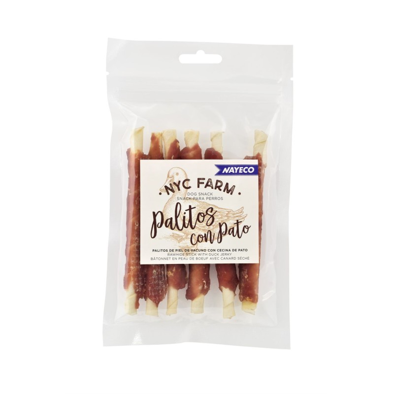 NYC FARM PALITOS CON PATO 12,5cm 80gr