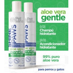 CHAMPU PET SANA SHINE PAWS ALOE VERA 300ml