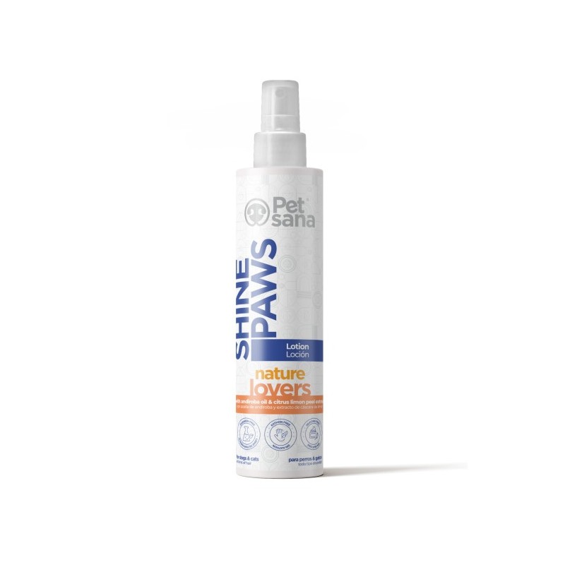 LOCION REPELENTE INSECTOS PET SANA SHINE PAWS NATURE LOVERS 300ml
