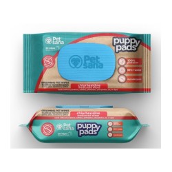 TOALLITAS PETSANA CLORHEXIDINA PARA PERROS Y GATOS (60 uds.)