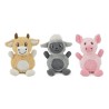 SOFT ANIMALS 26CM  (UMV 3UDS.)