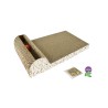 ECOLINE RASCADOR CARTON CON PELOTA Y CATNIP 46x25x11cm