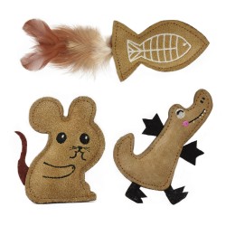 RUSTIC ANIMALS CON CATNIP (UMV 3uds.)