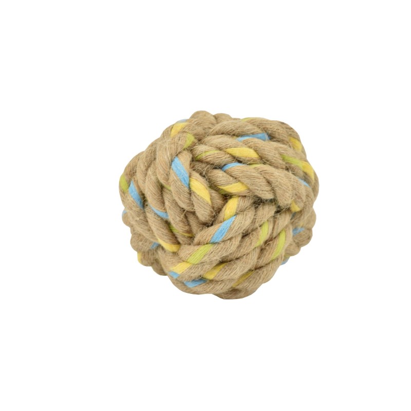 PELOTA CUERDA DENTAL CAÑAMO 7cm (UMV 3uds.)