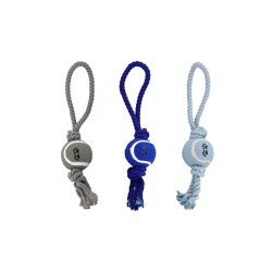 CUERDA DENTAL CON PELOTA Y ASA  33cm-120gr (UMV 3uds)