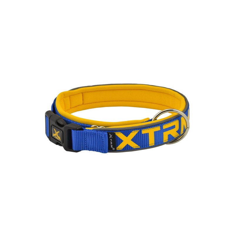 COLLAR X-TRM NEON FLASH COBALTO 20mm X 35-45cm