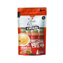 DISPLAY SNACK LIQUIDO ZEN CAT CREAM POLLO&CANGREJO . (10 bolsas)