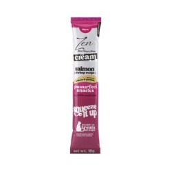 DISPLAY SNACK LIQUIDO ZEN CAT CREAM  SALMON&GAMBAS . (10 bolsas)