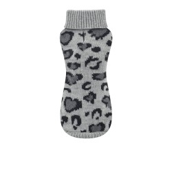 JERSEY PUNTO LEOPARD GRIS 45CM