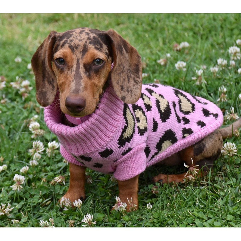 JERSEY PUNTO LEOPARD ROSA 40CM
