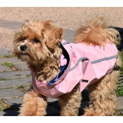 IMPERMEABLE REVERSIBLE ROSA-LOVE 30CM D