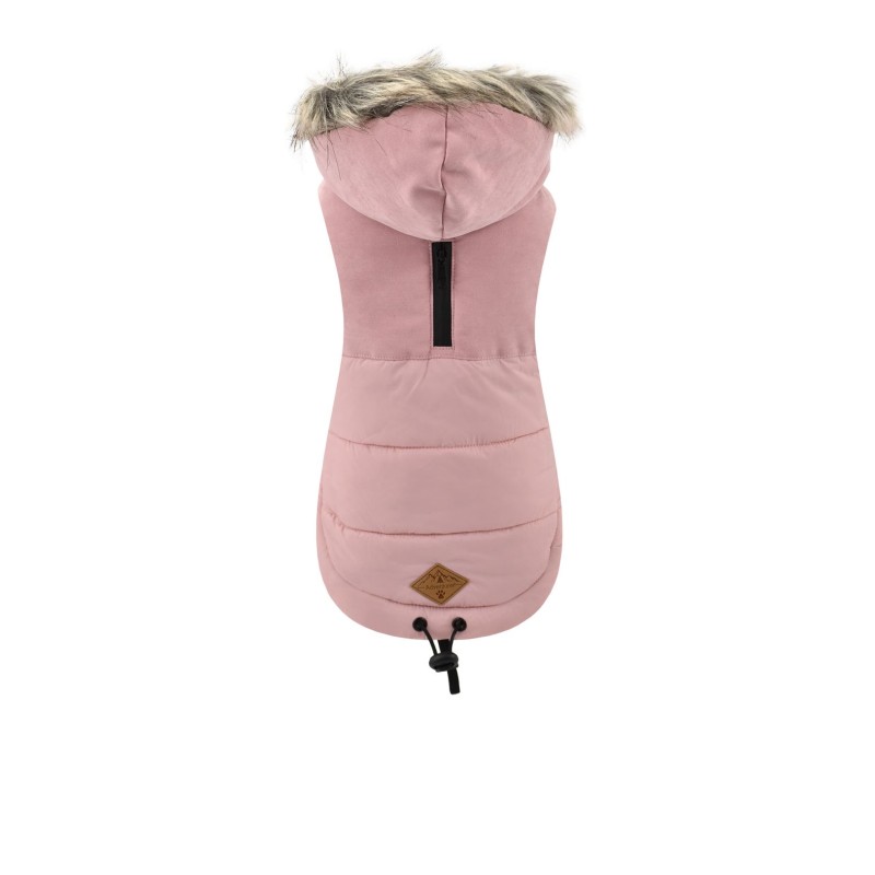 CHAQUETA CON CAPUCHA CANADA ROSA 25CM D