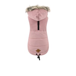 CHAQUETA CON CAPUCHA CANADA ROSA 30CM D