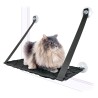 HAMACA GATO CON VENTOSA NEGRA 59x33cm