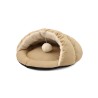 CAMA CUEVA BEIGE CON PELOTA 45x43x25cm