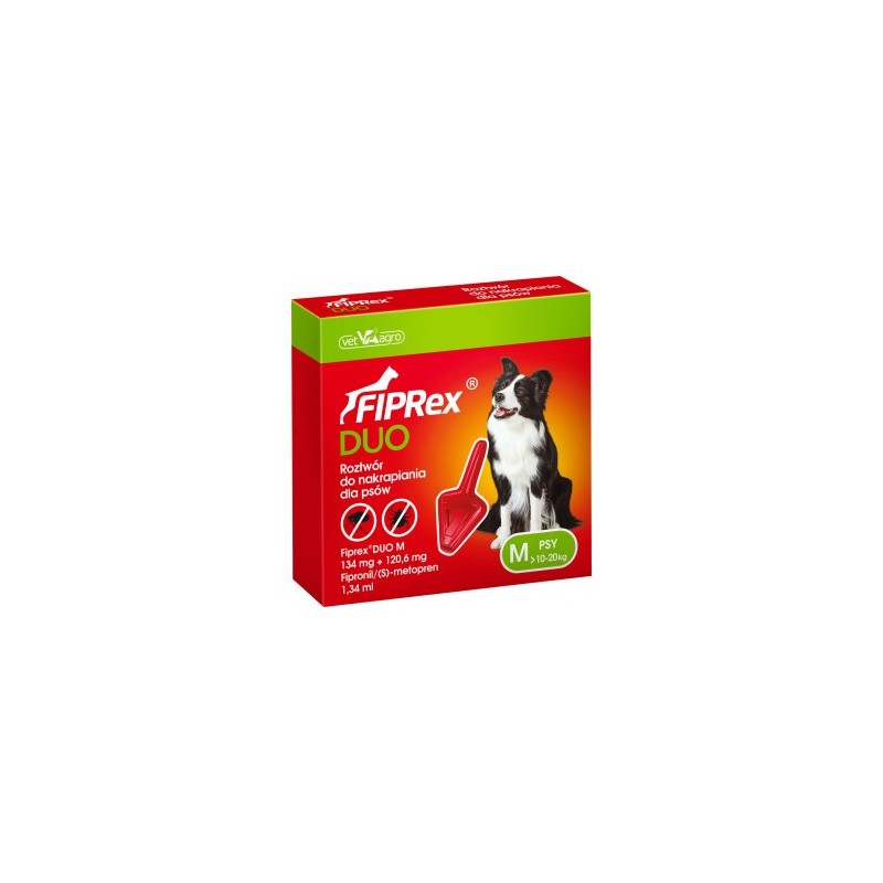 FIPREX DUO M (10-20 kg) caja 12 pipetas