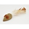 RATON CATNIP CON PLUMA 5cm (U.M.V 3uds)