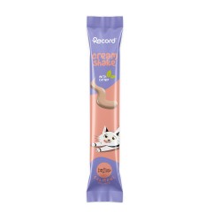 RECORD SNACK LIQUIDO PARA GATOS 7X12G SALMON Y CATNIP (12uds /caja)