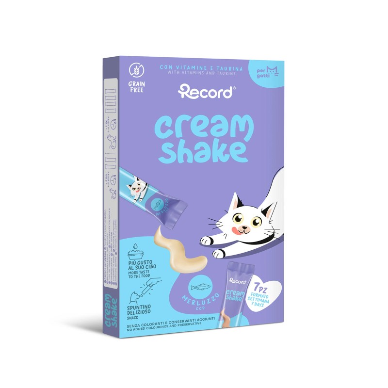 RECORD SNACK LIQUIDO PARA GATOS 7X12G MERLUZA (12uds/caja)